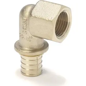 Transition elbow REHAU RAUTITAN LX with internal thread Rp 1, 25 mm, brass