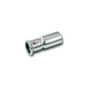 SANHA reducing nipple SANHA-Therm ZWxZZ 76.1x54 for heating systems, copper/stainless connection