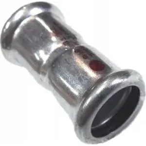 Pipe fitting SANHA SANHA-Therm Mufa ZWxZW 15 — coupling for 15 mm plumbing connections