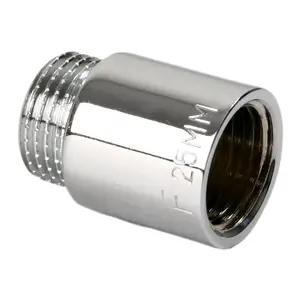 Медная удлинительная муфта FERRO P25C 1/2" (25 мм) хром
