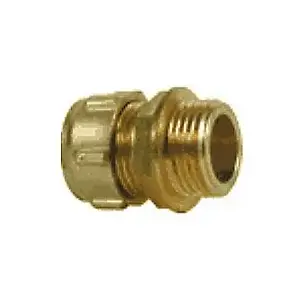 Straight Connector Conex 302 15 x 1/2" brass