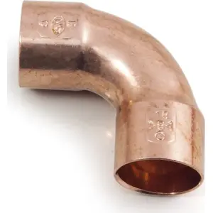 IBP MIEDZ LUK 90 2-K 18 /300/ — IBP copper elbow 90° two-piece 18 mm, length 300 mm