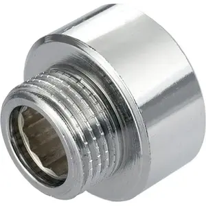 Brass chrome-plated reducer adapter Perfexim G male / G female 1/2 x 3/4"