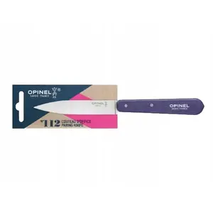 Opinel Paring Knife 112 — Opinel Nóż Parring Violet 112, folding paring knife, stainless steel blade