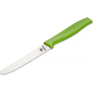 Bread Knife boker model 03BO002G green — single-edge blade, hand tool for slicing rolls
