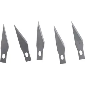Replacement blades set for utility scalpel/servicing knife, TelForceOne, 5 pieces