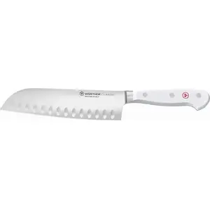 Kitchen knife Wüsthof Classic White Santoku 17 cm / 30 cm blade options