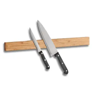 Kitchen protective grip/holder ZELLER 24567 Bamboo, wood finish, 450×20×40 mm