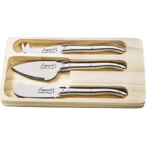 Cheese set Laguiole Premium Line by Laguiole — stainless steel knives and spreader