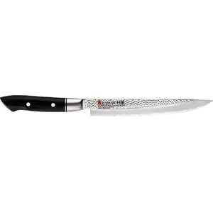 Kasumi Narrow Forged Knife VG10 HM 20 cm Hammered Finish — Kitchen Cutting Blade