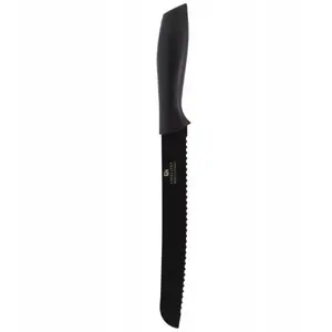 Bread Knife ORION 32 cm, steel blade, black handle