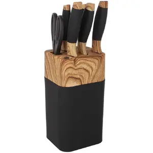 Kitchen Knife Set with Stand and Sharpener Brunbeste 3775
