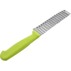 ORION decorative crinkle wave knife for fries and vegetables, universal serrated blade