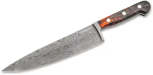 Kitchen Knife Boker Solingen Fuego Damast 520 — chef's knife, damascus steel blade