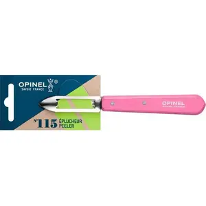 Peeler Opinel Obieraczka Fuchsia 115 — Opinel hand peeler, stainless steel blade, ergonomic handle