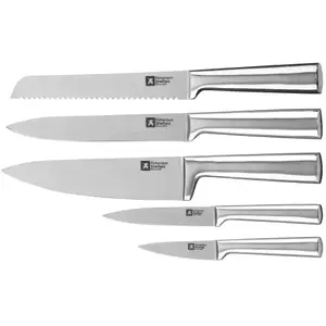 Knife set with bamboo magnetic block Richardson Sheffield Visage — 5 pieces