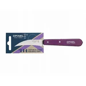 Virtuves nazis Opinel Vegetable Violet 114 — mazs augļu un dārzeņu nazis