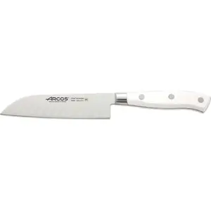 Santoku knife Arcos Riviera White 140 mm, stainless steel blade, ergonomic handle