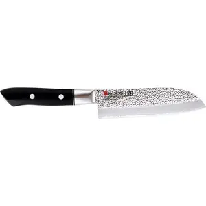 Pavārna nazis Kasumi Santoku VG10 HM mazs 13 cm ar kaltu virsmu
