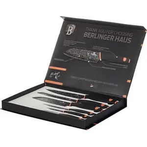 Kitchen knife set berlinger haus BH/2111 — 6-piece, black Granit Diamond finish