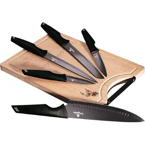 Kitchen knife set berlinger haus BH-2708 — 5-piece set with cutting board