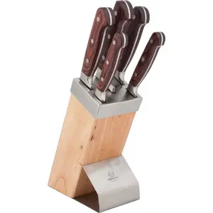 Kitchen knife set in block KingHoff KH-3463 by KingHoff