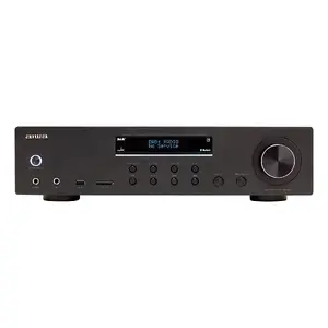 Аудиоусилитель Reflexion AMR-200DAB 2.0 канала, 100 Вт пиковая на канал, RCA, выход 6,3 мм, переключатель A/B, питание AC, чёрный