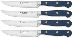 Steak Knife Set wusthof CLASSIC COLOUR blue — set of steak knives