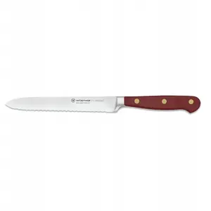 Kitchen knife Wüsthof Classic Colour universal blade 14 cm / 24.9 cm, brown handle