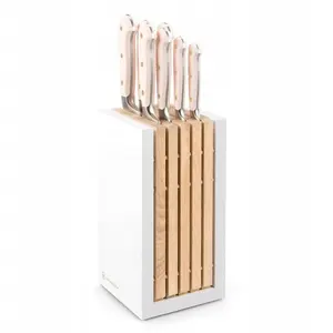 Knife block set Wüsthof Classic Colour with 7 pieces, pink
