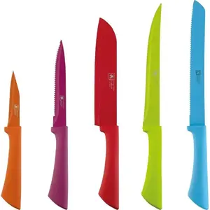 Knife set RICHARDSON SHEFFIELD Love Colour — 5-piece set in mail order box
