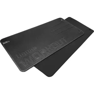 Exercise mat Tiguar workout mat V2 — black for floor workouts and stretching
