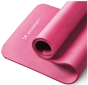 Yoga mat Wozinsky 5907769300417 — foam, 1810×630 mm, 10 mm thickness, pink