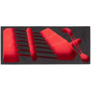 Foam Insert for Bent Keys, MILWAUKEE 4932499087 – empty replacement insert