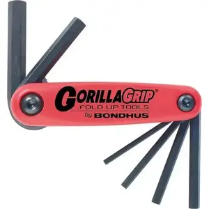 Hex key set Bondhus 2–8 mm, 7-piece