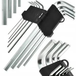 Hex Key Set L-Shape 9 pcs Forsage P009K — sizes 1.5, 2, 2.5, 3, 4, 5, 6, 8, 10 mm