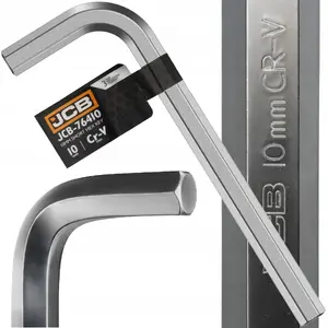 Hex Key (Allen Wrench) 10 mm JCB – straight L-shaped hand tool