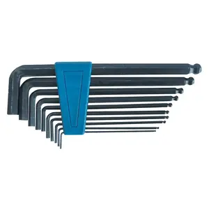 Hex L‑key Allen wrench set MEGA model 48207, ball end, sizes 2.5–10 mm, 7 pieces