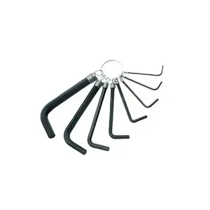 Hex L‑Key Set MODECO MN-54-100 — 8 pcs, sizes 2–10 mm