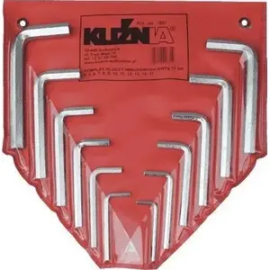 Hex key set EPM 12-piece Allen wrench set, metric sizes, compact holder