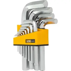 Hex Key Set JCB 13-piece (Imperial 1/16–3/4")