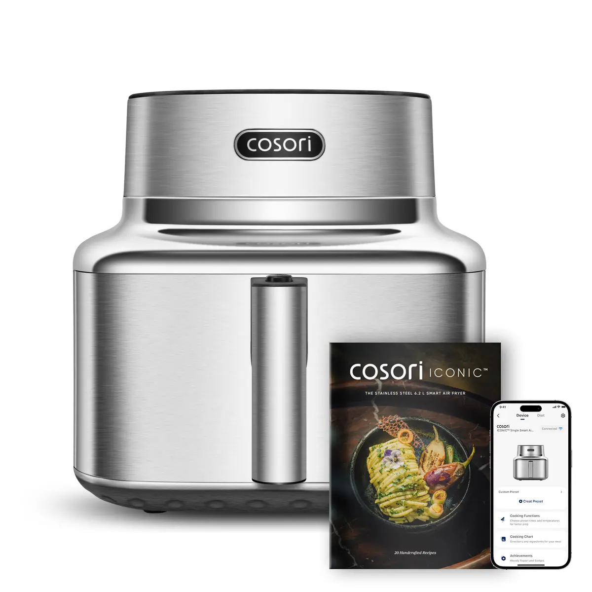 Cosori ICONIC Single CAF-SE601S-CEU Karstā gaisa