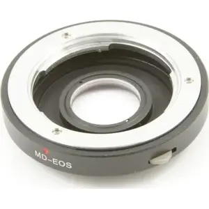 Pixco bajoneta adapters no Canon EOS (EF/EF-S) uz Minolta MD ar lēcu