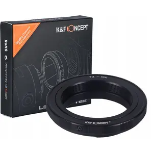 K&F adapters T2/T-mount uz Nikon AI/AI‑S/AF (KF06.149) — T-mount uz Nikon F objektīvu pāreja