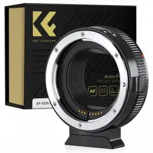 Bajoneta adaptors KiwiFotos KF4165 — Canon EF uz Canon RF