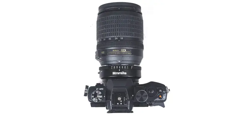 Commlite CM-NF-MFT адаптер Nikon F на MFT Photo 12