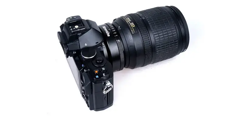 Commlite CM-NF-MFT адаптер Nikon F на MFT Photo 14