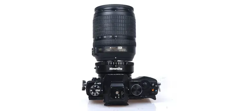 Commlite CM-NF-MFT адаптер Nikon F на MFT Photo 15
