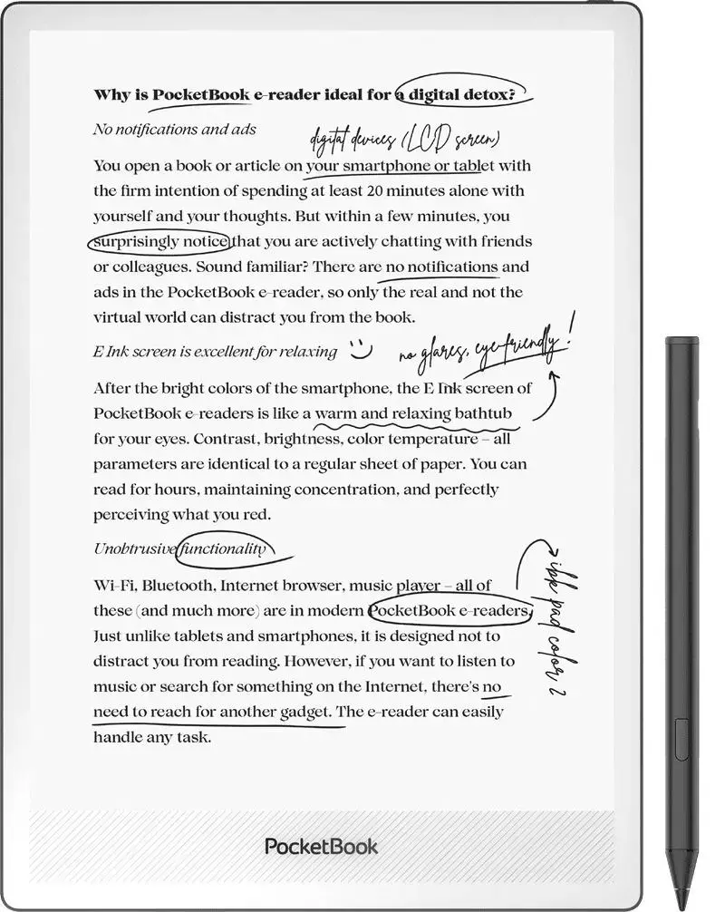 PocketBook Inkpad One электронная книга PB1030-8-WW Photo 3