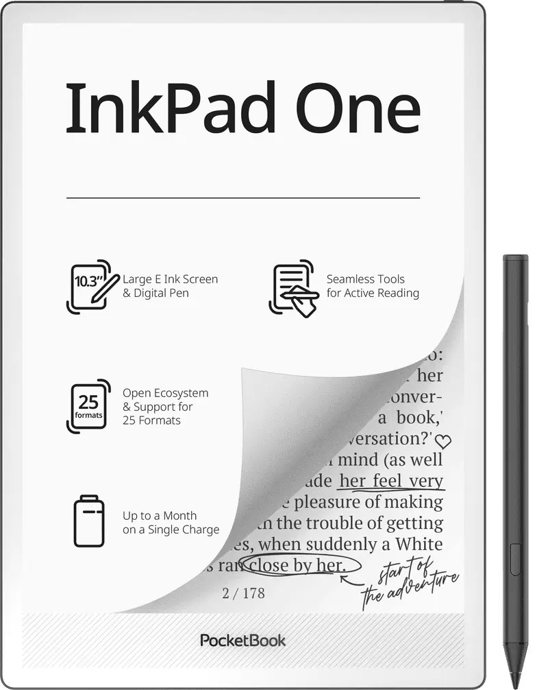 E-grāmatu lasītājs PocketBook InkPad One 10